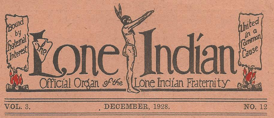 1928 12 Lone Indian 00