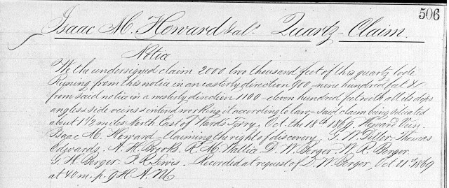 1869 10-18 Quartz Claim